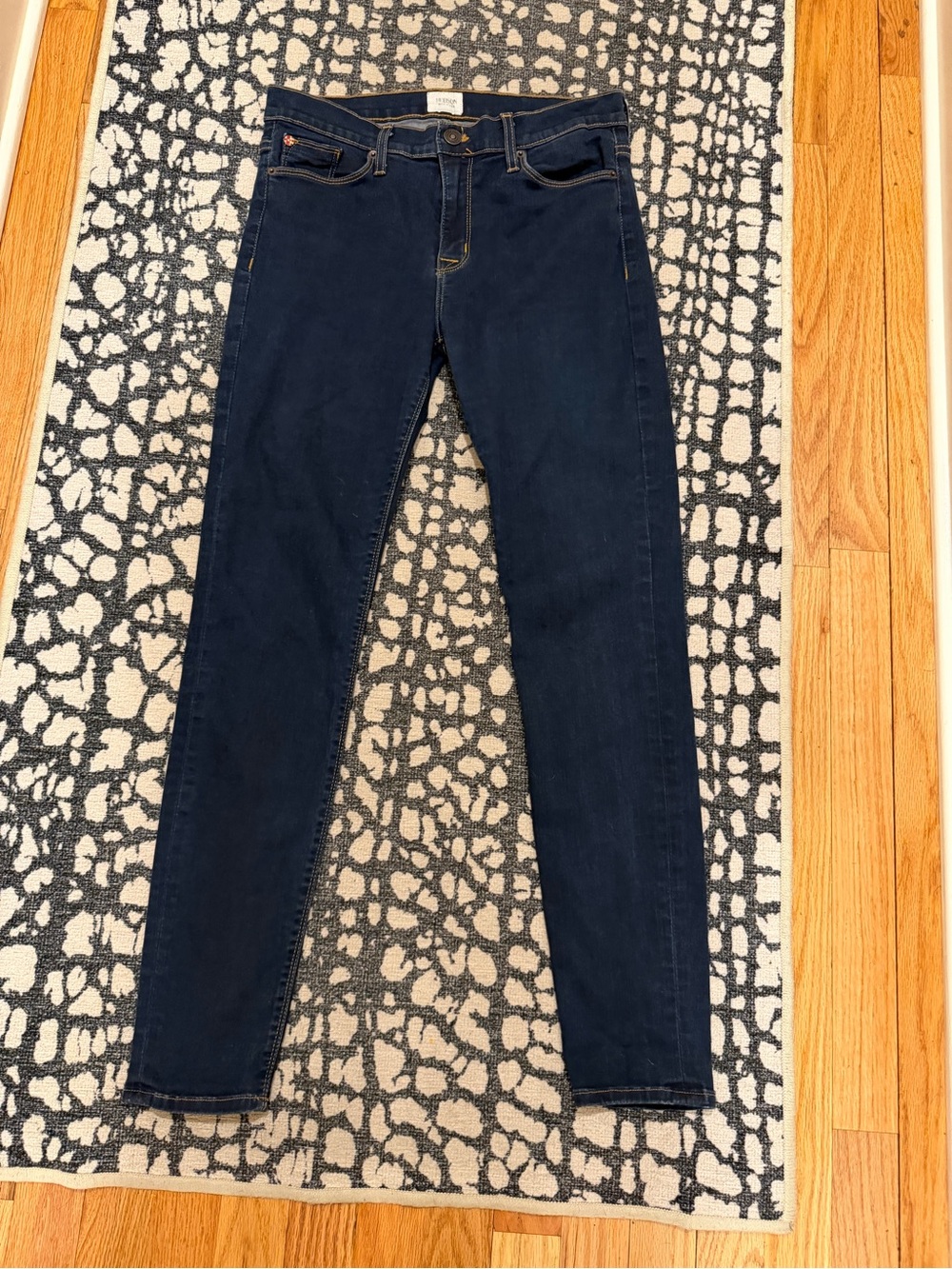 Hudson Dark Blue Mid-Rise Skinny Women's Jeans